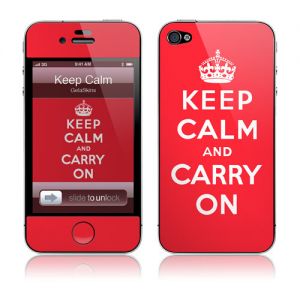  GelaSkins Keep Calm for iPhone 4